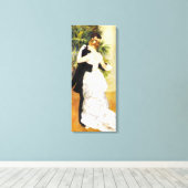 Renoir Dans in de stad Canvas Print (Insitu (Houten vloer))