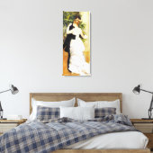 Renoir Dans in de stad Canvas Print (Insitu (Slaapkamer))