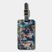 Renoir - Dansen bij Le Moulin de la Galette Bagagelabel (Voorkant verticaal)