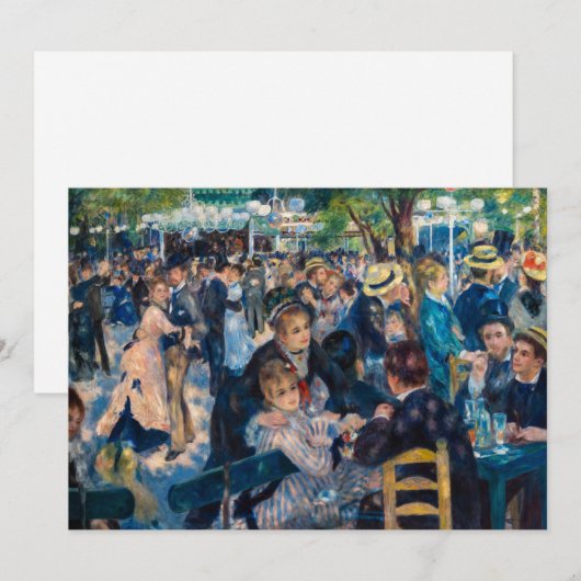 Renoir - Dansen bij Le Moulin de la Galette Kaart (Voorkant / Achterkant)