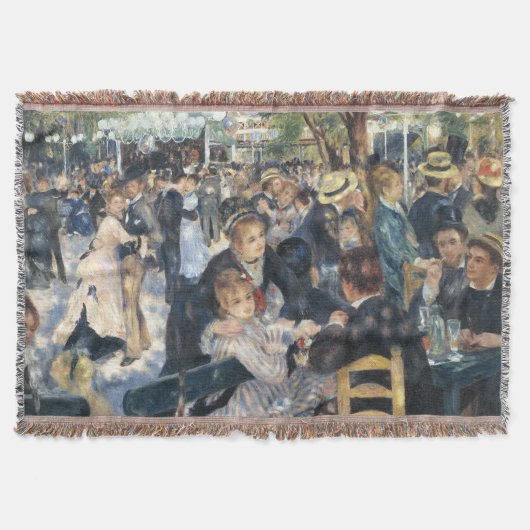 Renoir Dansen bij Moulin de la Galette Vintage Deken (Voorkant)