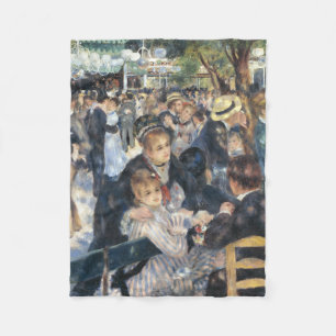 Renoir Dansen bij Moulin de la Galette Vintage Fleece Deken
