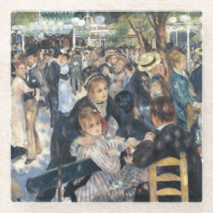 Renoir Dansen bij Moulin de la Galette Vintage Glazen Onderzetter