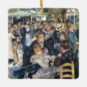 Renoir Dansen bij Moulin de la Galette Vintage Keramisch Ornament