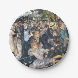 Renoir Dansen bij Moulin de la Galette Vintage Papieren Bordje