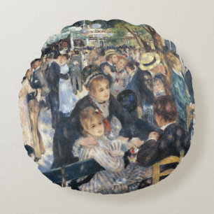 Renoir Dansen bij Moulin de la Galette Vintage Rond Kussen
