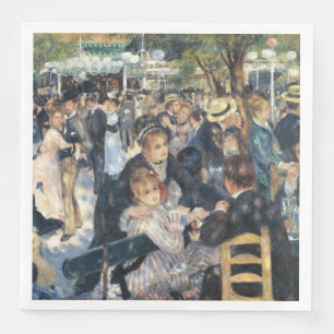 Renoir Dansen bij Moulin de la Galette Vintage Servet