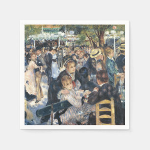 Renoir Dansen bij Moulin de la Galette Vintage Servet
