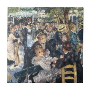 Renoir Dansen bij Moulin de la Galette Vintage Tegeltje