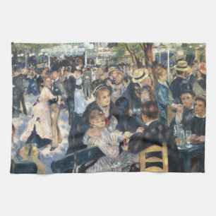 Renoir Dansen bij Moulin de la Galette Vintage Theedoek