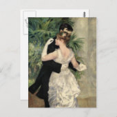 Renoir dansen in de stad Fine Art Briefkaart (Voorkant / Achterkant)