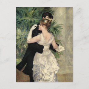 Renoir dansen in de stad Fine Art Briefkaart