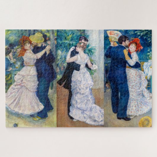 Renoir - Dansserie: Bougival, Stad & Land Legpuzzel (Horizontaal)