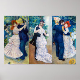 Renoir - Dansserie: Bougival, Stad & Land Poster