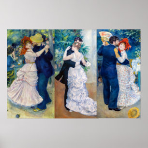 Renoir - Dansserie: Bougival, Stad & Land Poster