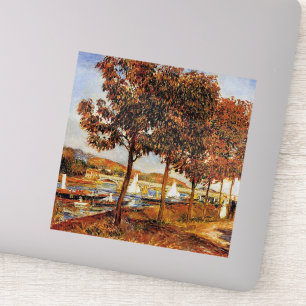 Renoir - De brug bij Argenteil in de herfst, Sticker