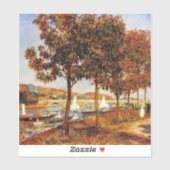 Renoir - De brug bij Argenteil in de herfst, Sticker (Vel)