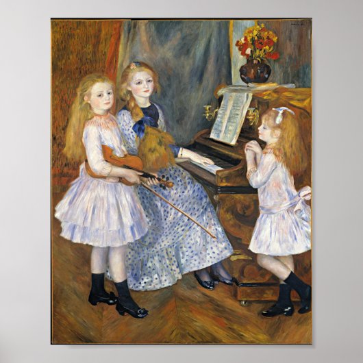 Renoir - De dochters van Catulle Menogs, Poster (Voorkant)