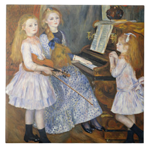 Renoir - De dochters van Catulle Menogs, Tegeltje