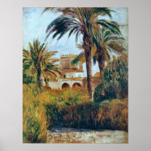 renoir - de tuin van essai in algiers 1882 poster