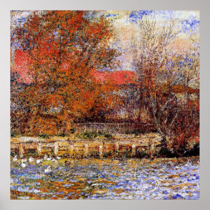 Renoir - De vijver met eenden, Poster