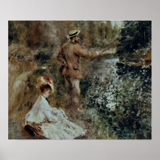 Renoir - De Visser 1874 Poster (Voorkant)
