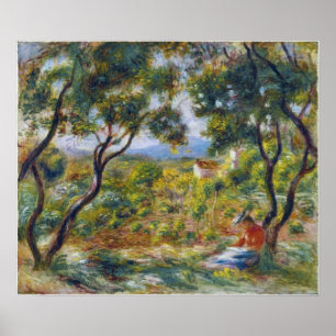 Renoir - De Wijngaarden Van Cagnes 1908 Poster