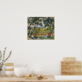 renoir - de wijngaarden van de rijstgaarden in 190 poster (Keuken)