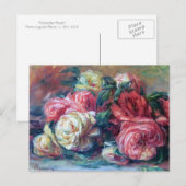 Renoir Discardie Rozen Briefkaart (Voorkant / Achterkant)