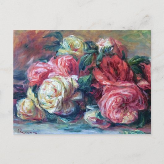 Renoir Discardie Rozen Briefkaart (Voorkant)
