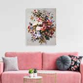 Renoir - Een Bouquet van Rozen Canvas Afdruk (Insitu (Woonkamer))