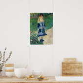 Renoir - een meisje met een waterbad poster (Keuken)