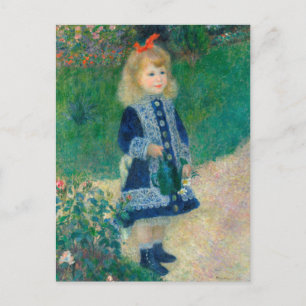 Renoir "Een meisje met een waterblik" Briefkaart