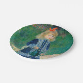 Renoir "Een meisje met een waterblik" Papieren Bordje (Gekanteld)