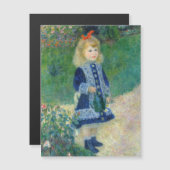 Renoir - Een meisje met een watering kan een magne (Voorkant / Achterkant)