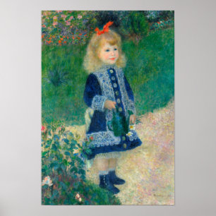 Renoir "Een meisje met een waterscan" Poster