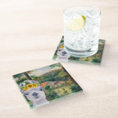 Renoir Environs of Briey en de Fancy Llama Glazen Onderzetter (Schuin)