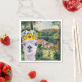 Renoir Environs of Briey en de Fancy Llama Servet (Insitu)