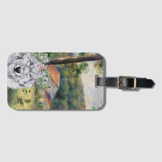 Renoir Environs of Briey en de Fancy Wolf Bagagelabel (Voorkant (horizontaal))