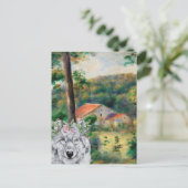 Renoir Environs of Briey en de Fancy Wolf Briefkaart (Staand voorkant)