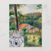 Renoir Environs of Briey en de Fancy Wolf Briefkaart (Voorkant)
