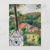Renoir Environs of Briey en de Fancy Wolf Briefkaart (Voorkant)