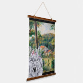 Renoir Environs of Briey en de Fancy Wolf Hangend Wandkleed (Gebogen)