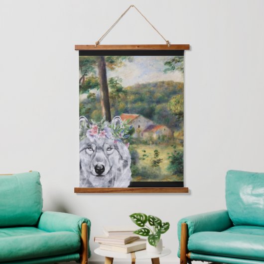 Renoir Environs of Briey en de Fancy Wolf Hangend Wandkleed (Woonkamer)