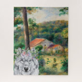 Renoir Environs of Briey en de Fancy Wolf Legpuzzel (Verticaal)
