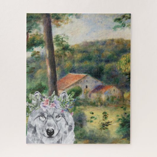 Renoir Environs of Briey en de Fancy Wolf Legpuzzel (Verticaal)