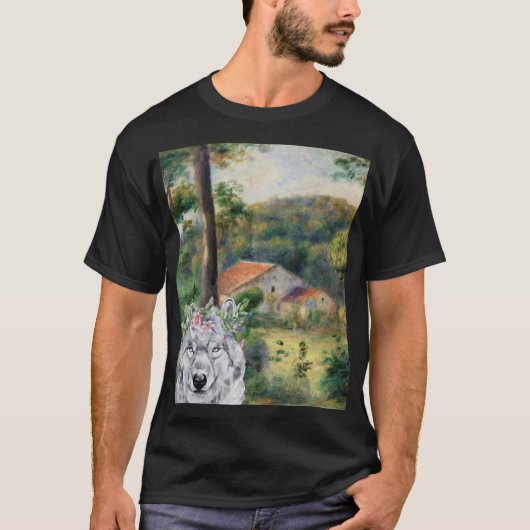 Renoir Environs of Briey en de Fancy Wolf T-shirt (Voorkant)