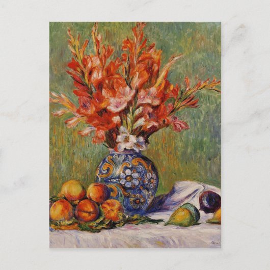 Renoir Flowers en Fruits still Life Briefkaart (Voorkant)