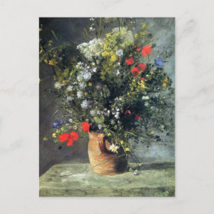 Renoir, Flowers in een Vase-postkaart Briefkaart