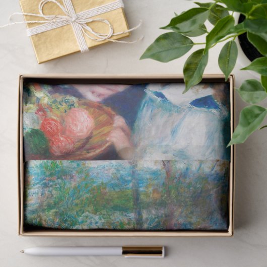 Renoir  Franse ontkoppeling van kunstwerken Tissuepapier (Geschenk)